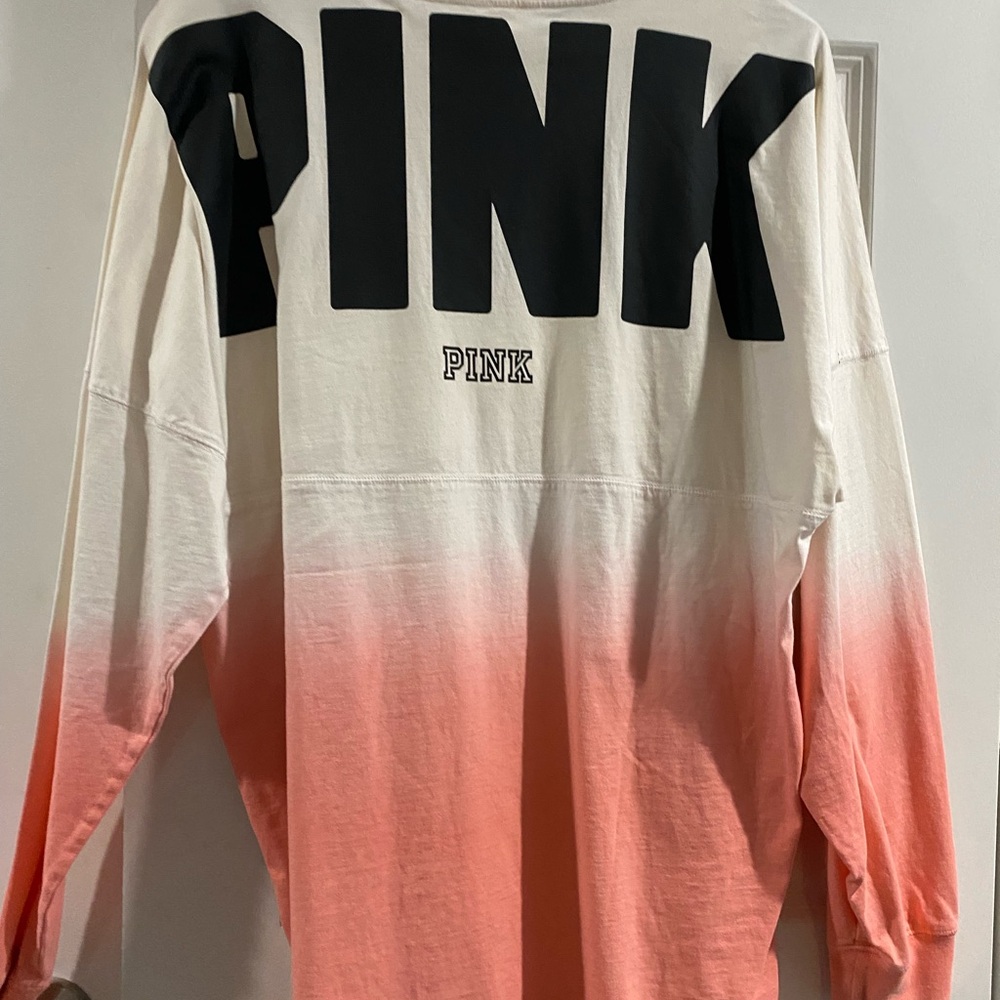 PINK Ombre Long Sleeve Shirt